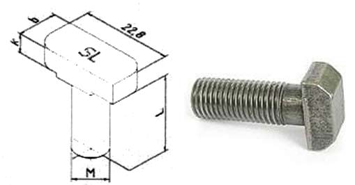 A4-70 Stainless Steel T-Bolts