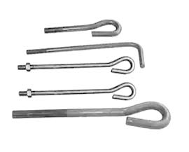 Bent anchor bolt m30