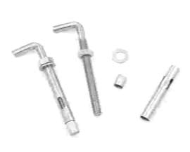 Zinc Plated L-Anchor Bolts
