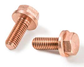 Oxygen Free Copper Hex Head Bolts