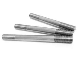 CP Titanium Alloy Double Ended Studs