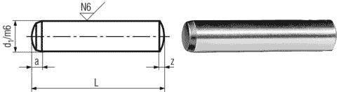 DIN 6325 Dowel Pins weight chart