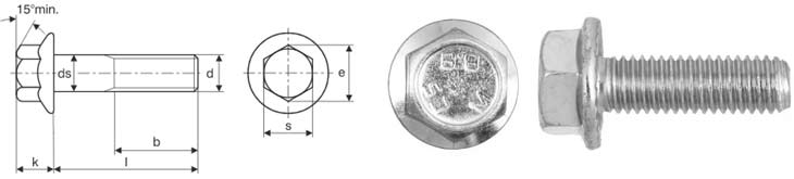 Flange Bolt Size Chart in mm
