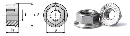 ISO 4161 Dimensions