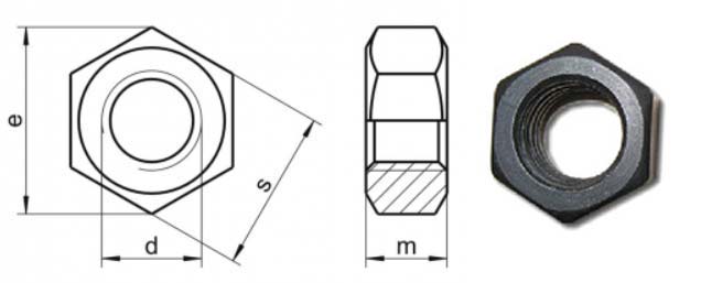A 194 Gr 2H Petro Chemical Nuts dimensions