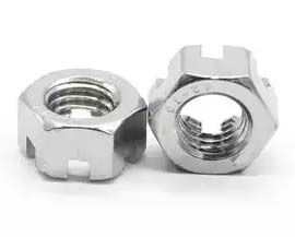 Hex Slotted Nut