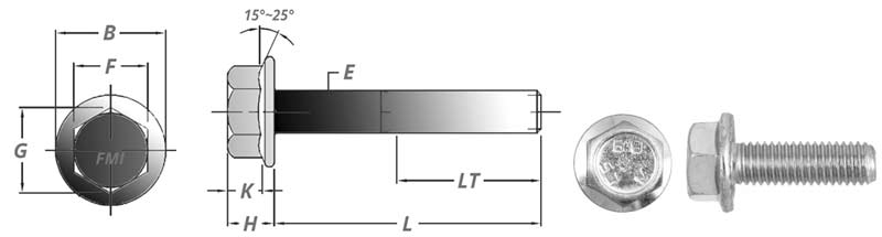 Metric Heavy Hex Flange Bolt