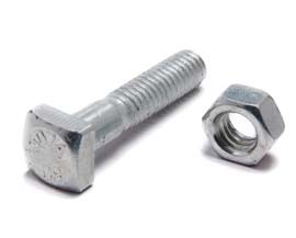 Square Head Bolts and Nuts