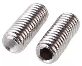 DIN 553 Stainless Steel slotted set screw
