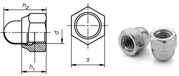 Domed Cap Nut Domed Cap Nut